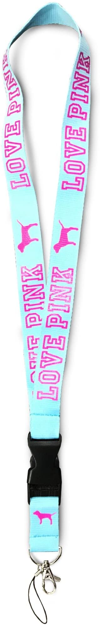 Blue & pink lanyard