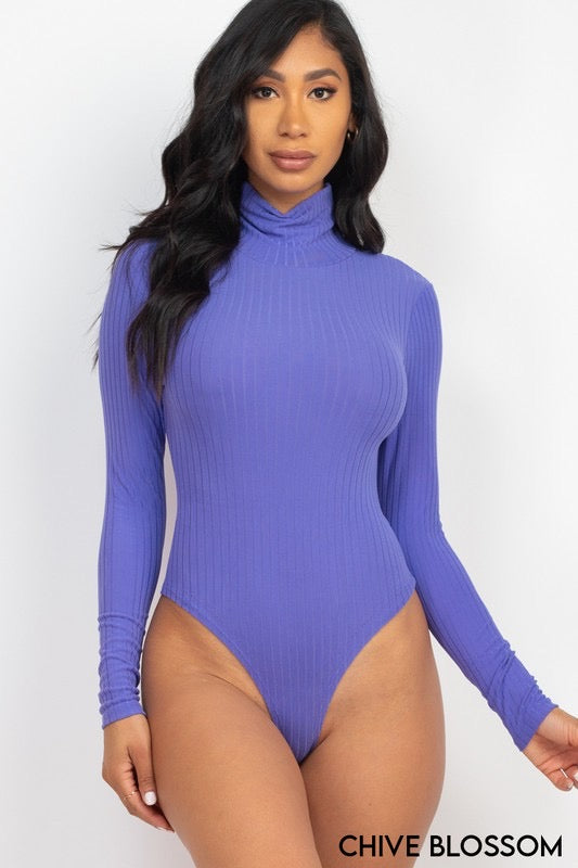 Purple Long Sleeve Bodysuit