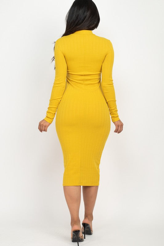 Yellow Bodycon Dress