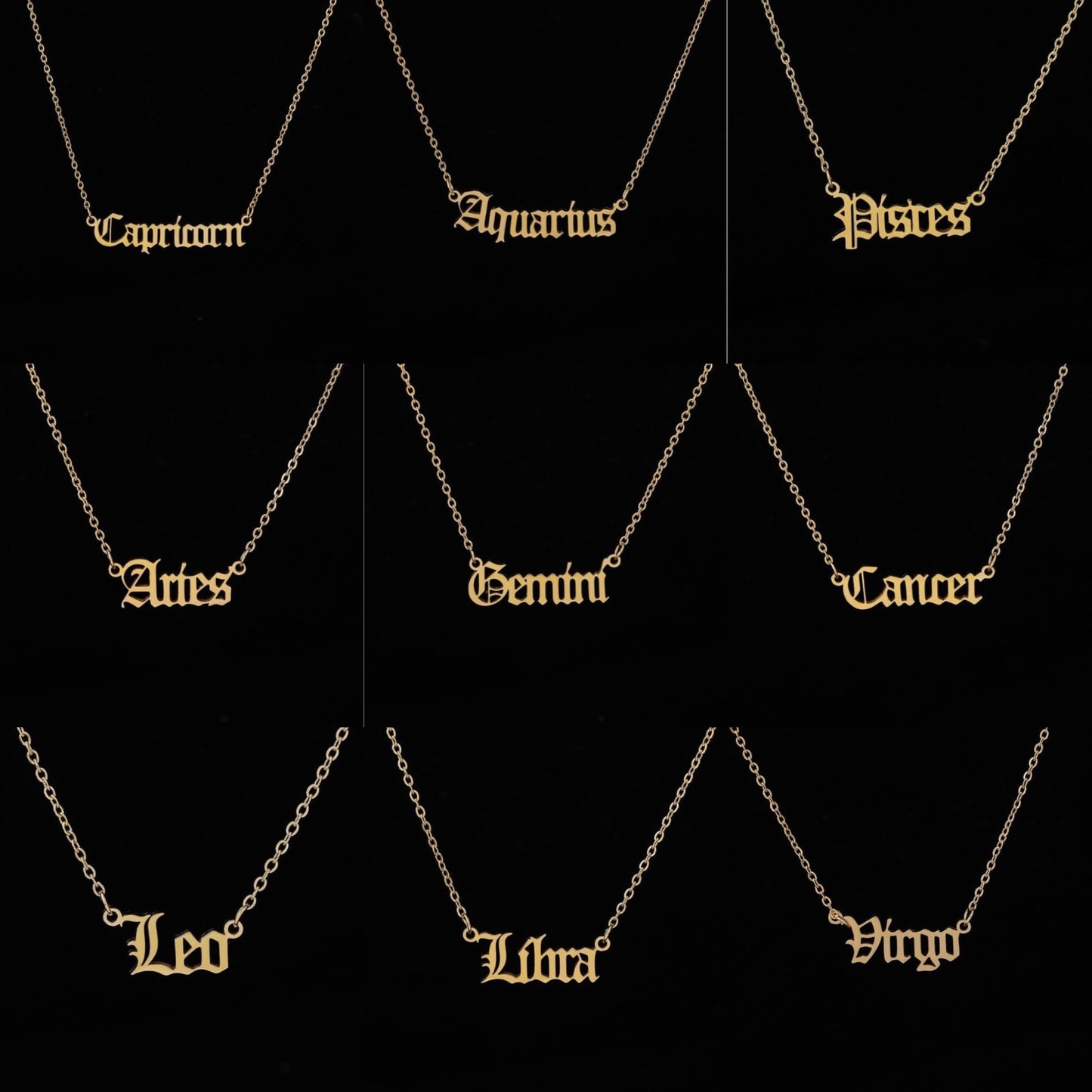 Zodiac signs  Chains