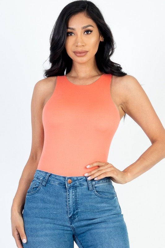 Peach bodysuit