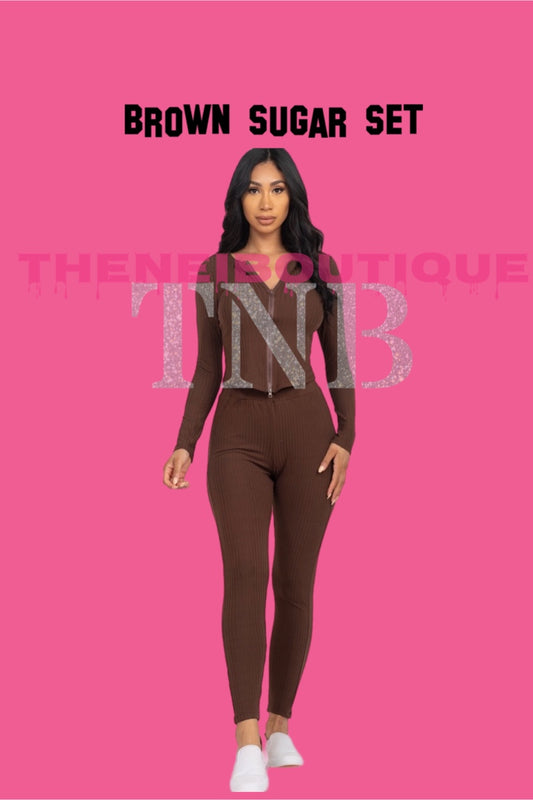 Brown Sugar  Two Piece Set